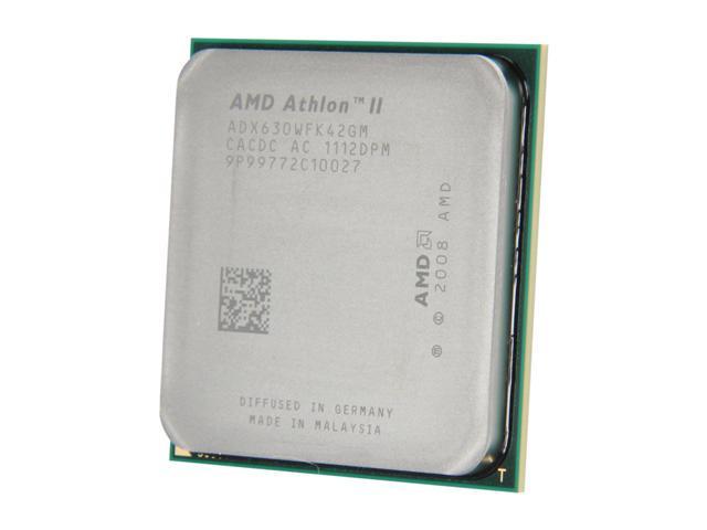 AMD Athlon II X4 630 - Athlon II X4 Propus Quad-Core 2.8 GHz Socket AM3 95W Desktop Processor - ADX630WFK42GM - OEM