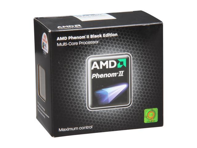 AMD Phenom II X4 980 Black Edition - Phenom II X4 Deneb Quad-Core 3.7 GHz Socket AM3 125W Desktop Processor - HDZ980FBGMBOX