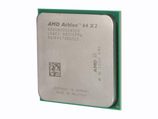 AMD Athlon 64 X2 4800+ - Athlon 64 X2 Brisbane Dual-Core 2.5 GHz Socket AM2 65W Processor - ADO4800IAA5DO