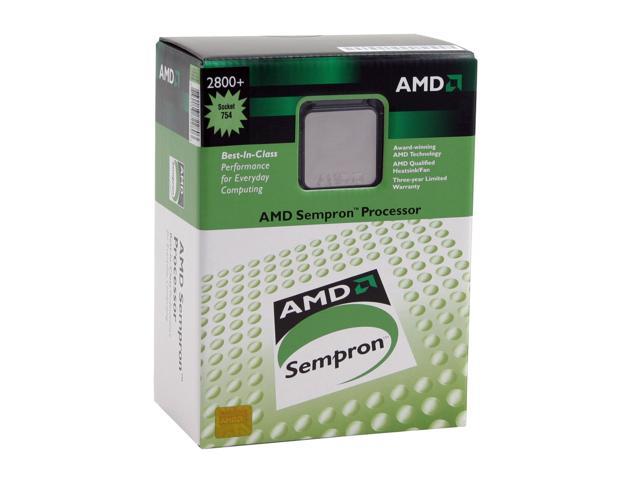 AMD Sempron 2800+ - Sempron Palermo 1.6 GHz Socket 754 Processor - SDA2800BABOX