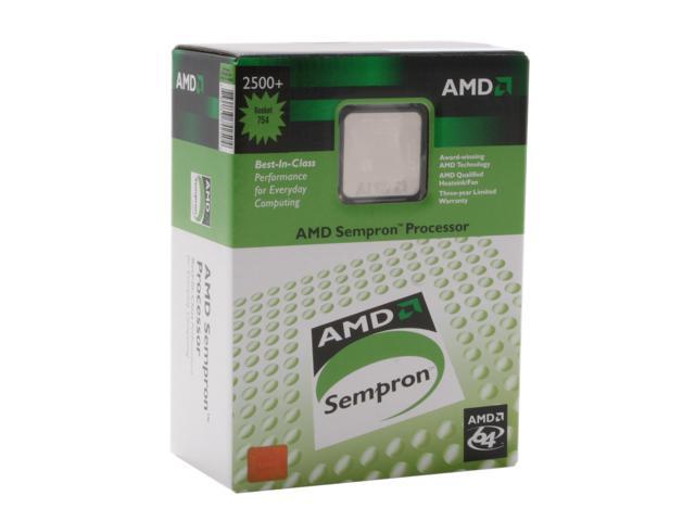 AMD Sempron 64 2500+ - Sempron 64 Palermo Single-Core 1.4 GHz Socket 754 Processor - SDA2500BXBOX