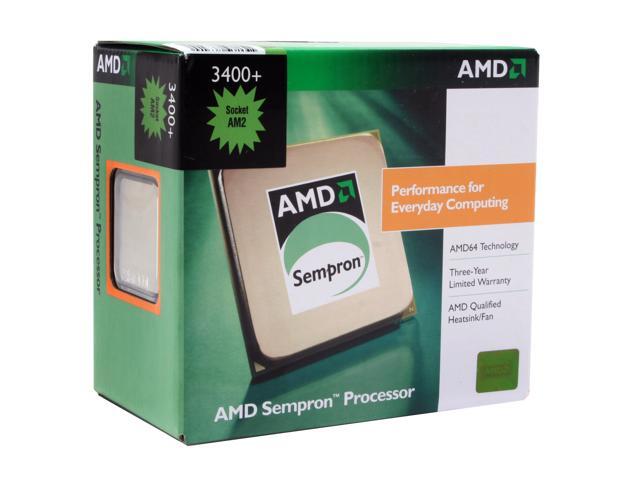 AMD Sempron 64 3400+ - Sempron 64 Manila Single-Core 1.8 GHz Socket AM2 ...