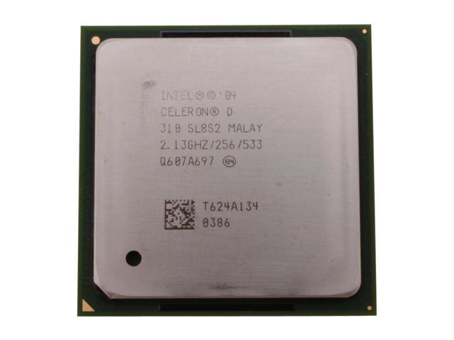 Intel Celeron D 310 - Celeron D Prescott Single-Core 2.13 GHz Socket 478 Processor - NE80546RE046256 - OEM