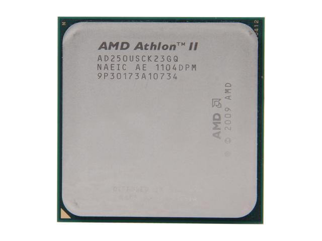 AMD Athlon II X2 250u - Athlon II X2 Regor Dual-Core 1.6 GHz Socket AM3 25W Desktop Processor - AD250USCK23GQ