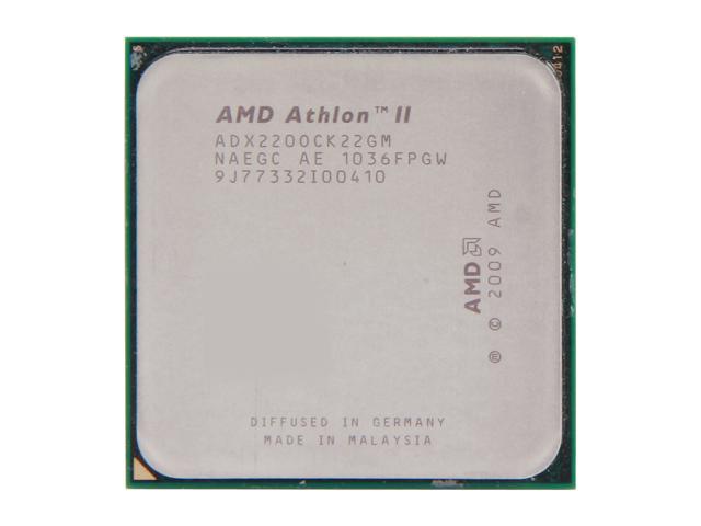 AMD Athlon II X2 220 - Athlon II X2 Regor Dual-Core 2.8 GHz Socket AM3 65W Desktop Processor - ADX220OCK22GM