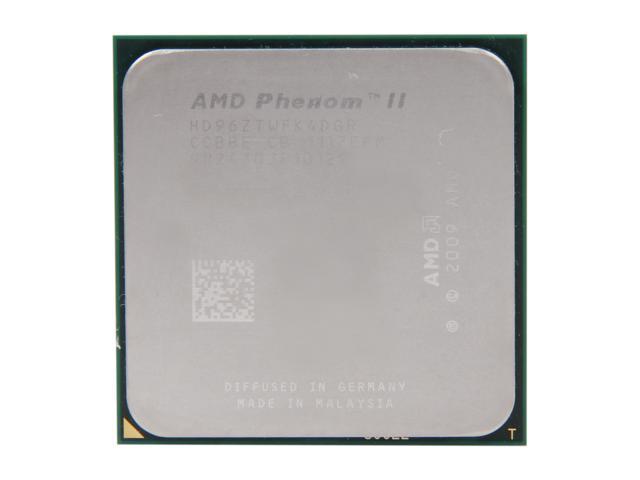 AMD Phenom II X4 960T - Phenom II X4 Zosma Quad-Core 3.0GHz (3.4GHz Turbo Boost) Socket AM3 95W Desktop Processor - HD96ZTWFK4DGR