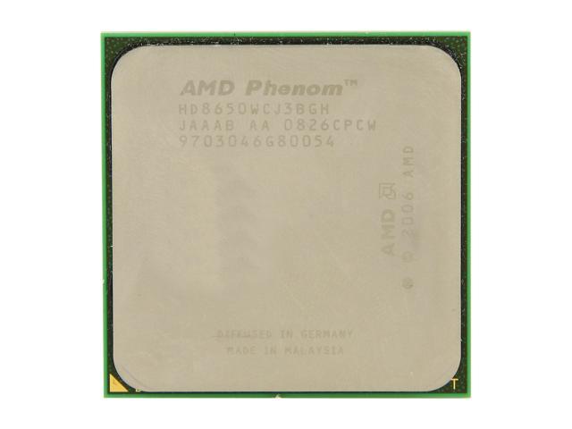 Refurbished: AMD Phenom 8650 Phenom X3 Toliman Triple-Core 2.3 GHz Socket AM2+ 95W Desktop Processor - HD8650WCJ3BGH - Newegg.com