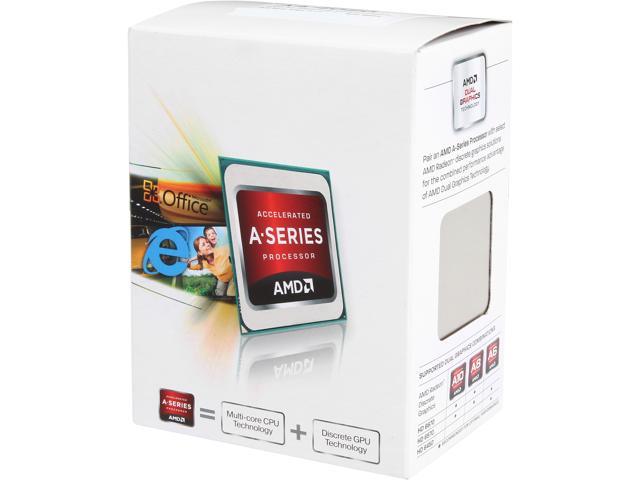 AMD A4-4020 - A-Series APU Richland Dual-Core 3.2 GHz Socket FM2 65W AMD Radeon HD7000 Series Desktop Processor - AD4020OKHLBOX