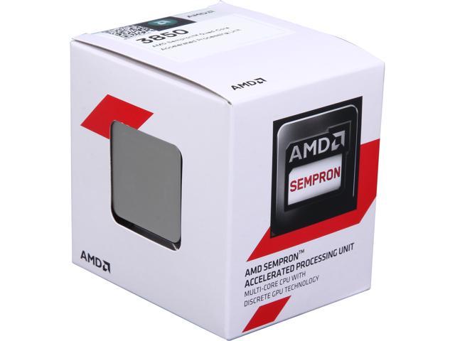 AMD Sempron 3850 - Sempron Kabini Quad-Core 1.3 GHz Socket AM1 25W AMD Radeon HD 8280 Desktop Processor - SD3850JAHMBOX