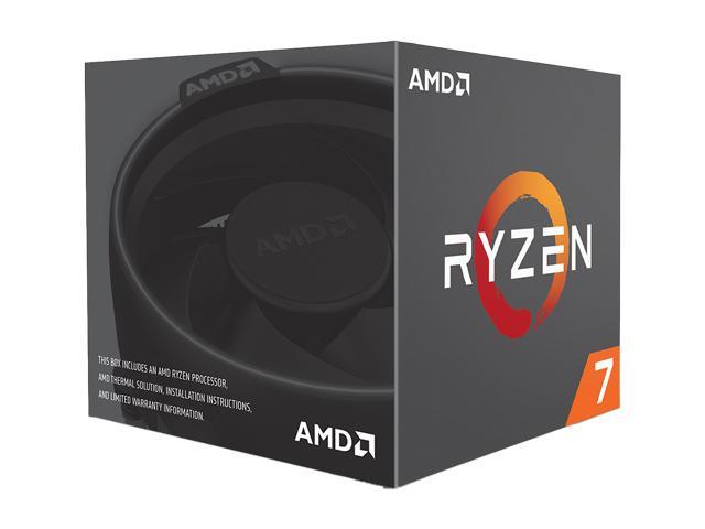 AMD Ryzen 7 1st Gen - RYZEN 7 1700 Summit Ridge (Zen) 8-Core 3.0 GHz (3.7  GHz Turbo) Socket AM4 65W YD1700BBAEBOX Desktop Processor