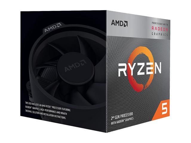 AMD Ryzen 5 2nd Gen with Radeon Graphics - RYZEN 5 3400G Picasso 