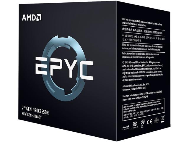AMD EPYC 7702P 64-Core 2.0 GHz (3.35 GHz Max Boost) Socket SP3 200W 100-100000047WOF  Server Processor