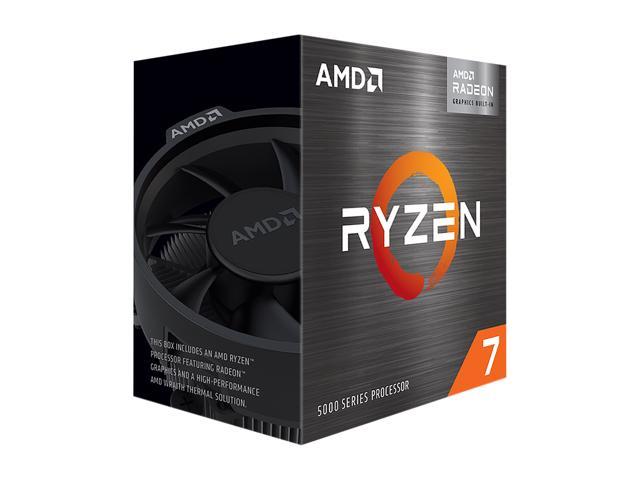 AMD Ryzen 7 5700G - Ryzen 7 5000 G-Series Cezanne (Zen 3) 8-Core 3.8 GHz  Socket AM4 65W AMD Radeon Graphics Desktop Processor - 100-100000263BOX