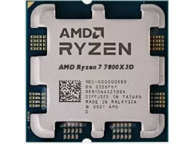 Open Box: AMD Ryzen 7 7800X3D - Ryzen 7 7000 Series Zen 4 8-Core 4.2 ...