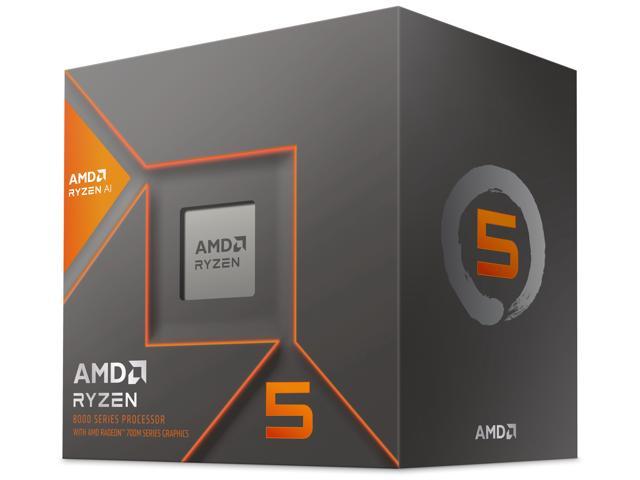AMD Ryzen 5 8600G - Ryzen 5 8000-G Series 6-Core 4.3 GHz Socket AM5 65W AMD Radeon 760M Processor - 100-100001237BOX