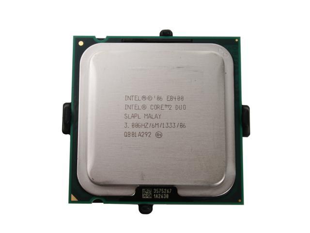 Intel Core 2 Duo E8400 - Core 2 Duo Wolfdale Dual-Core 3.0 GHz LGA 775 65W Processor - EU80570PJ0806M