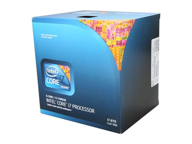 Veeg pellet gastheer Intel Core i7-970 - Core i7 Gulftown 6-Core 3.2 GHz LGA 1366 130W Desktop  Processor - BX80613I7970 - Newegg.com