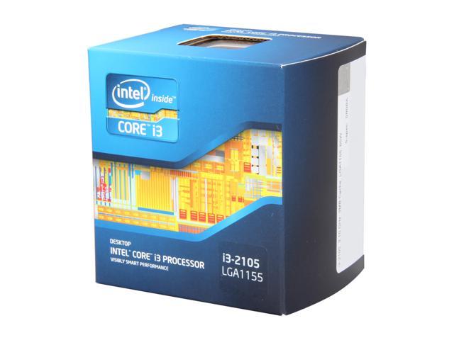 Intel Core i3-2105 - Core i3 2nd Gen Sandy Bridge Dual-Core 3.1 GHz LGA 1155 65W Intel HD Graphics 3000 Desktop Processor - BX80623I32105
