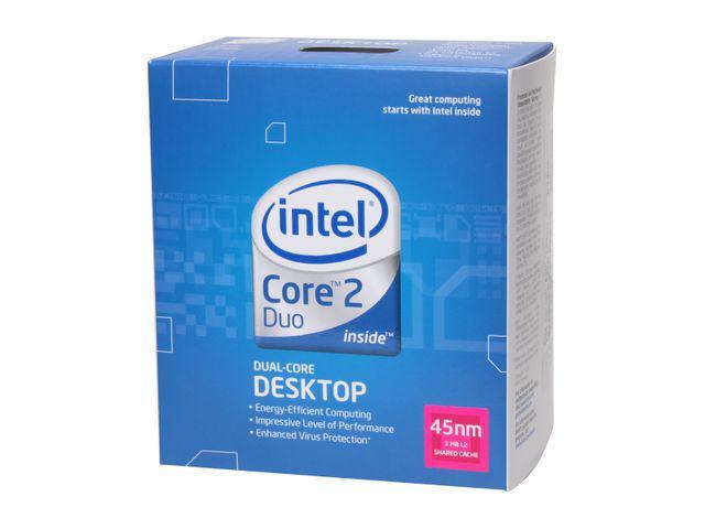 Intel Core 2 Duo E7400 - Core 2 Duo Wolfdale Dual-Core 2.8 GHz LGA 775 65W Desktop Processor - BX80571E7400