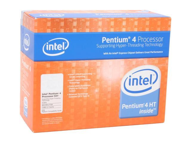 Intel Pentium 4 631 - Pentium 4 Cedar Mill Single-Core 3.0 GHz LGA 775 ...