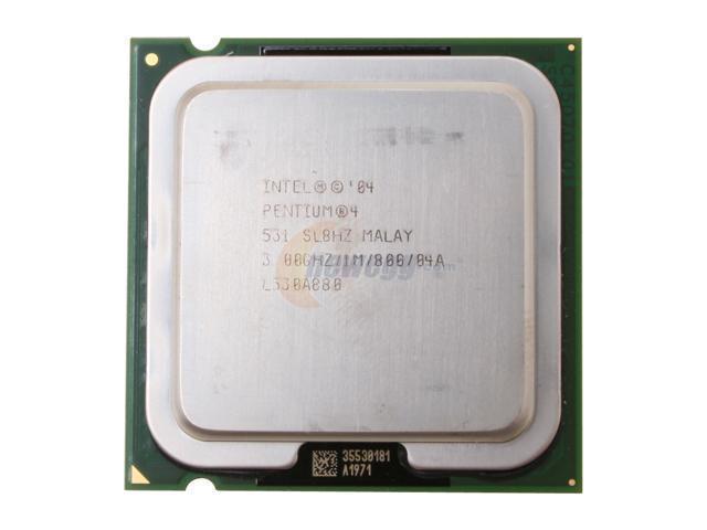 Intel Pentium 4 531 - Pentium 4 Prescott Single-Core 3.0 GHz LGA 775 Processor - JM80547PG0801MM - OEM