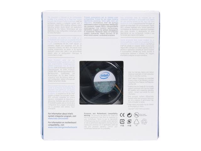 Intel Celeron E1200 - Celeron Dual-Core Dual-Core 1.6 GHz LGA 775 65W ...
