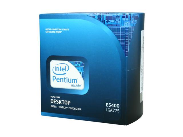 Conflict eindeloos Herkenning Open Box: Intel Pentium Dual-Core E5400 - Pentium Wolfdale Dual-Core 2.7  GHz LGA 775 65W Desktop Processor - BX80571E5400 - Newegg.com