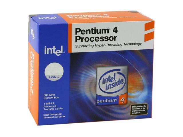 Intel Pentium 4 3.2E - Pentium 4 Prescott Single-Core 3.2 GHz Socket 478 Processor - BX80546PG3200E