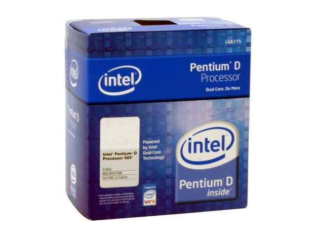 Intel Pentium D 925 - Pentium D Presler Dual-Core 3.0 GHz LGA 775 95W Processor - BX80553925