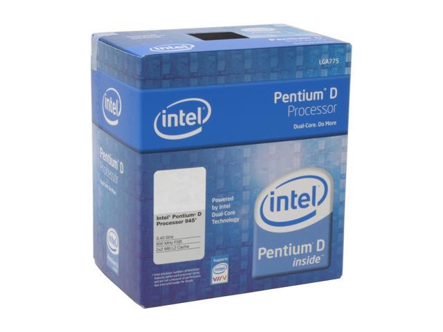 Intel Pentium D 945 - Pentium D Presler Dual-Core 3.4 GHz LGA 775 Processor - BX80553945