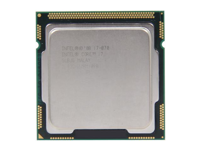 Intel Core i7-870 Processor 2.93 GHz 8 MB Cache Socket LGA1156 