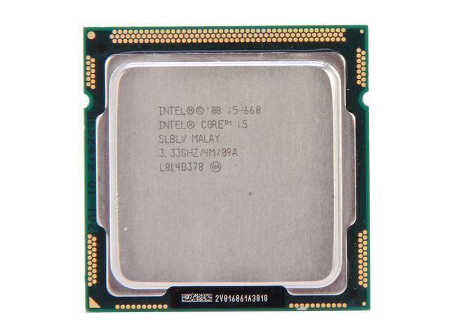 Intel Core i5-660 - Core i5 Clarkdale Dual-Core 3.33GHz (3.6GHz Turbo Boost) LGA 1156 73W Intel HD Graphics Desktop Processor - SLBLV