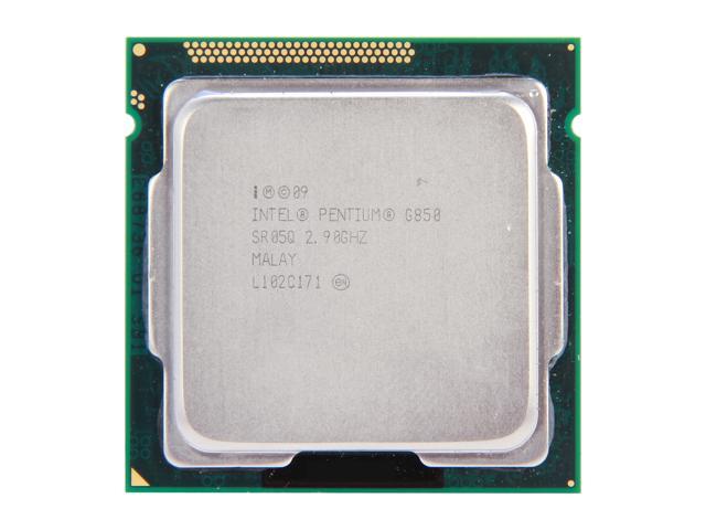 Intel Pentium G850 - Pentium Sandy Bridge Dual-Core 2.9 GHz LGA 1155 65W Desktop Processor - SR05Q