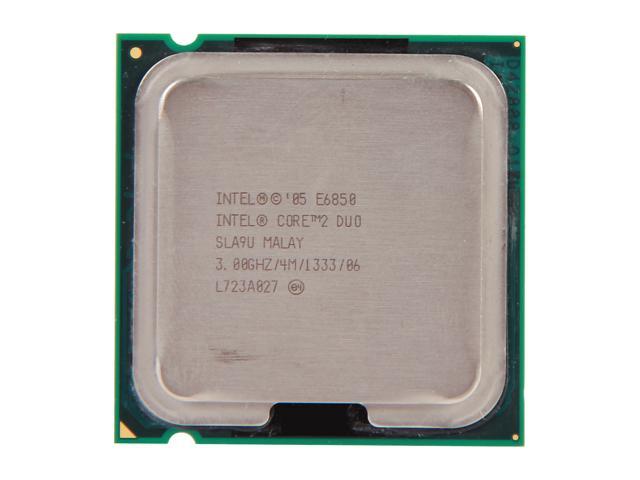 Intel Core 2 Duo E6850 - Core 2 Duo Conroe Dual-Core 3.0 GHz LGA 775 65W Desktop Processor - SLA9U