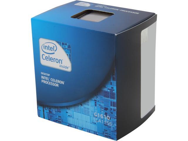 Intel Celeron G1610 - Celeron Ivy Bridge Dual-Core 2.6 GHz LGA 1155 55W Desktop Processor - BX80637G1610