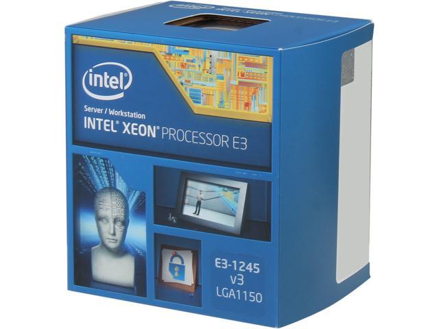Intel Xeon E3-1245V3 Haswell 3.4 GHz 8MB L3 Cache LGA 1150 84W BX80646E31245V3 Server Processor
