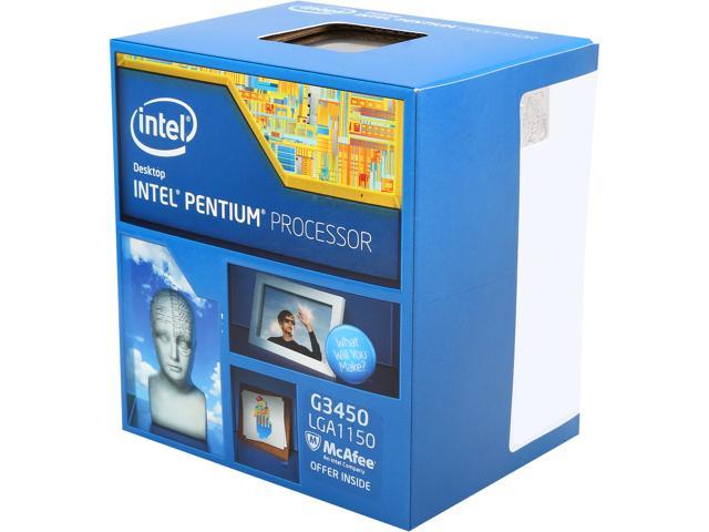 Intel Pentium G3450 - Pentium Haswell Dual-Core 3.4 GHz LGA 1150 53W Intel HD Graphics Desktop Processor - BX80646G3450