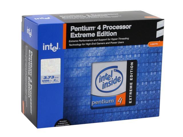 Intel Pentium 4 Extreme Edition 3 73 3 73 Ghz Lga 775 Bx80547ph3733f Em64t Processor Newegg Com