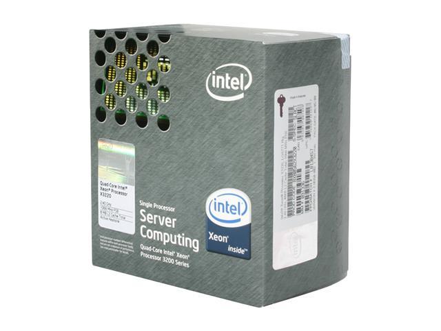 Intel Xeon X3220 Kentsfield 2.4 GHz 2 x 4MB L2 Cache LGA 775 105W BX80562X3220 Processor
