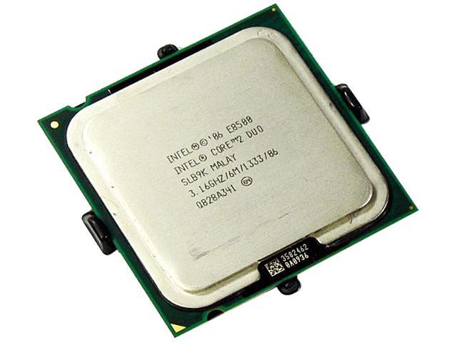 Intel E8500 - Core 2 Duo Wolfdale Dual-Core 3.167 GHz LGA 775 65W Desktop Processor - AT80570PJ0876M