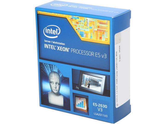 Intel Xeon E5-2630 v3 Haswell-EP 2.4 GHz 8 x 256KB L2 Cache 20MB L3 Cache LGA 2011-3 85W BX80644E52630V3 Server Processor