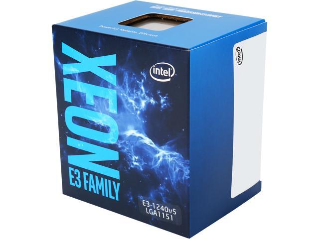Blind faith Highland engine Intel Xeon E3-1240 V5 3.5 GHz LGA 1151 80W BX80662E31240V5 Server Processor  - Newegg.com