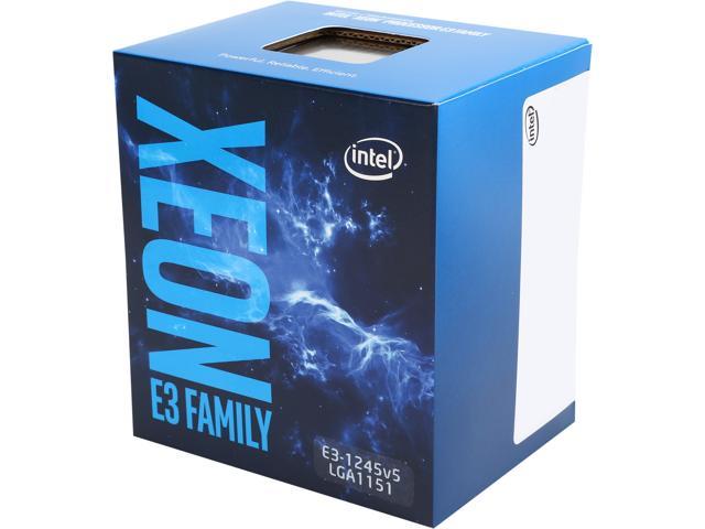 Intel Xeon E3-1245 V5 SkyLake 3.5 GHz 8MB L3 Cache LGA 1151 80W BX80662E31245V5 Server Processor