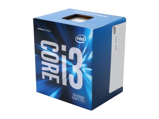 Intel Core i3-6300 - Core i3 6th Gen Skylake Dual-Core 3.8 GHz LGA 1151 65W Intel HD Graphics 530 Desktop Processor - BX80662I36300