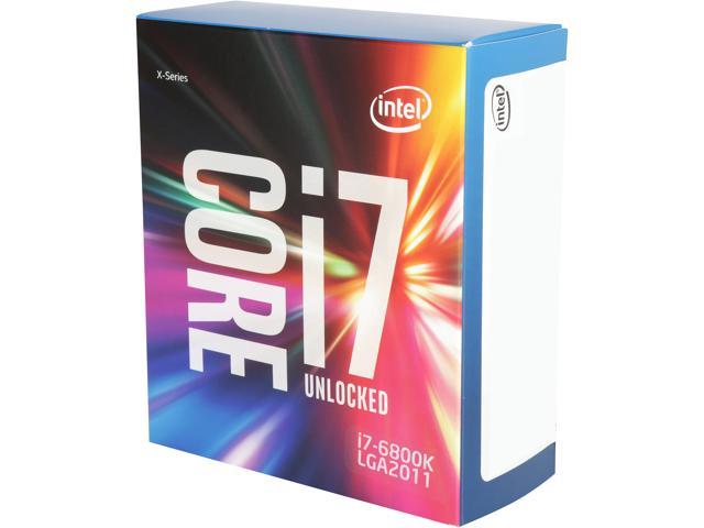 Intel Core i7-6800K - Core i7 6th Gen Broadwell-E 6-Core 3.4 GHz LGA 2011-v3 140W Desktop Processor - BX80671I76800K