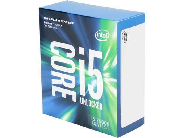 Intel Core I5 7th Gen Core I5 7600k Kaby Lake Quad Core 38 Ghz Lga 1151 91w Bx80677i57600k 7629