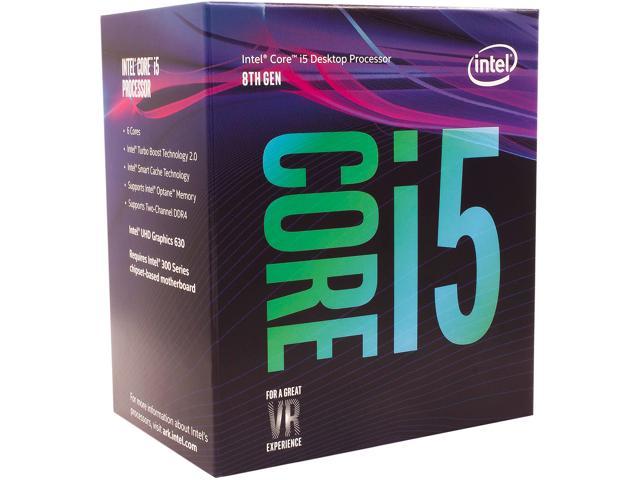 Intel Core i5 8th Gen - Core i5-8500 Coffee Lake 6-Core 3.0 GHz (4.1 GHz  Turbo) LGA 1151 (300 Series) 65W BX80684I58500 Desktop Processor Intel UHD 