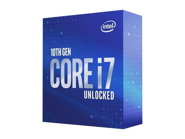 Intel Core i7 10th Gen - Core i7-10700K Comet Lake 8-Core 3.8 GHz LGA 1200  125W Desktop Processor w/ Intel UHD Graphics 630