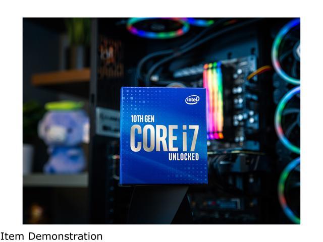 Intel Core i7 10th Gen - Core i7-10700K Comet Lake 8-Core 3.8 GHz LGA 1200  125W Desktop Processor w/ Intel UHD Graphics 630 