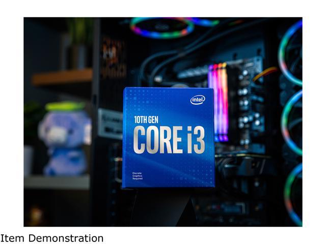 Intel Core i3-10100F - Core i3 10th Gen Comet Lake Quad-Core 3.6 GHz LGA  1200 65W Desktop Processor - BX8070110100F